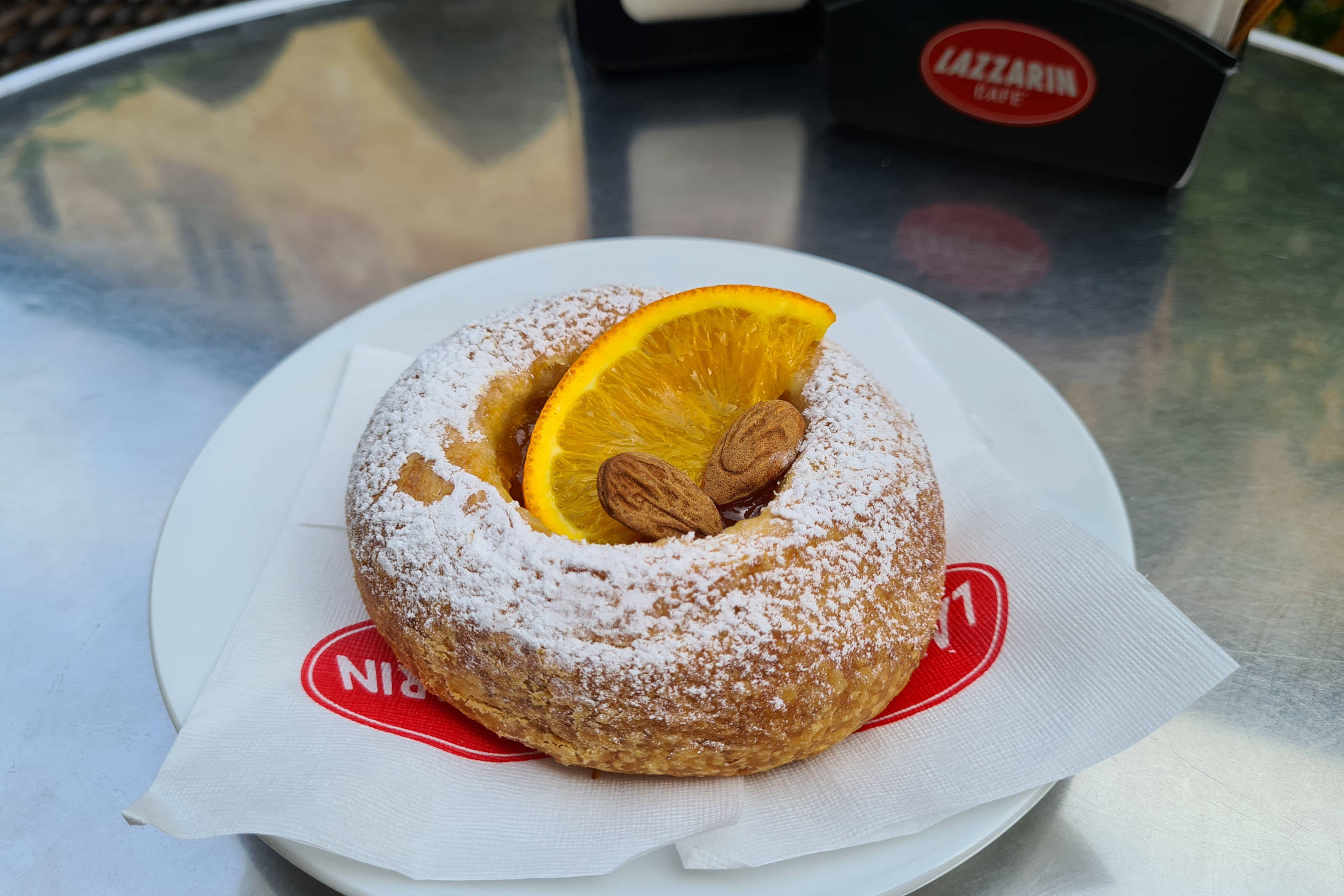 ciambella arancio mandorle